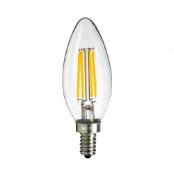 Żarówka Filamentowa LED 4W Świeczka E14 2700K